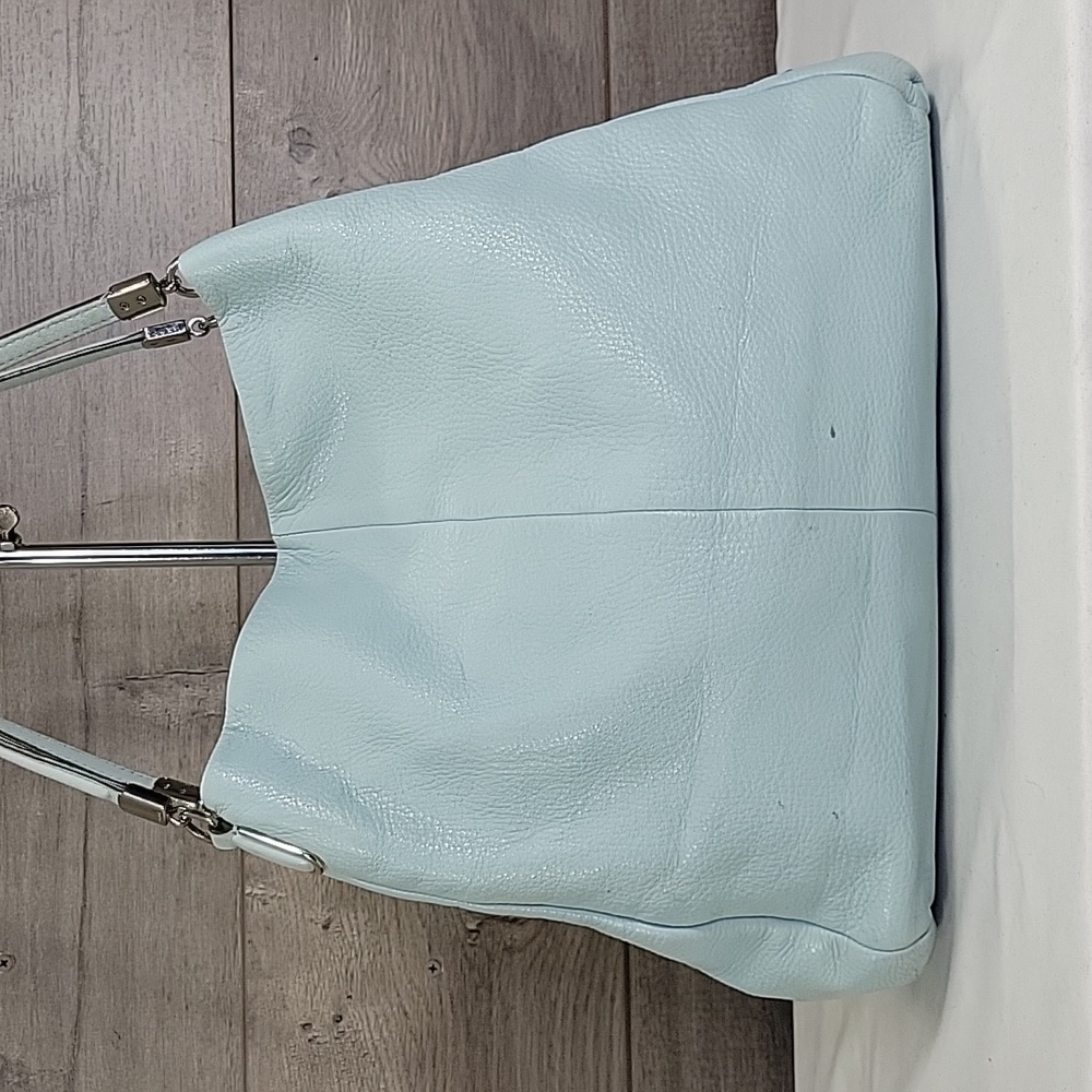 Coach Light Blue Shoulder Bag - Picture 3 of 15